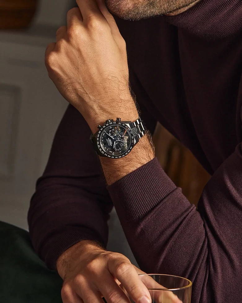 ATTESA HAKUTO-R Multiple Dial Super Titanium with DLC Coating